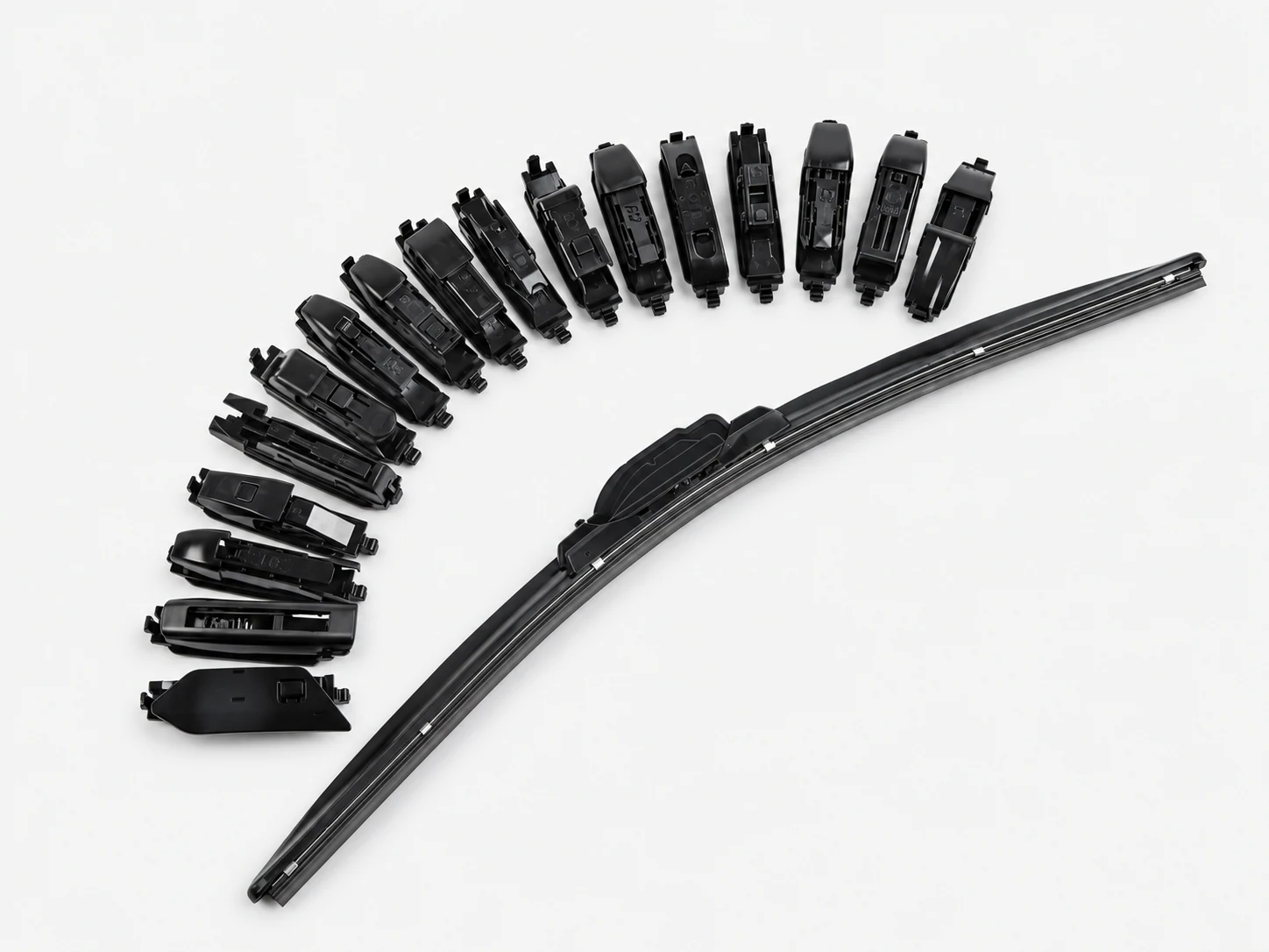 LUOKAGI S808 wiper blade and adapter assortment