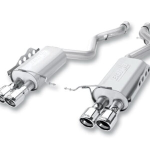 Borla 14-15 Chevrolet SS 6.2L AT RWD 4Dr S-Type Dual Split Rear Exit Rnd Rlld Angle-Cut Rear Sec Ex - product image