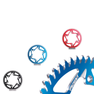 Vortex Racing Aluminum Rear Sprocket 520 46 Tooth- Black