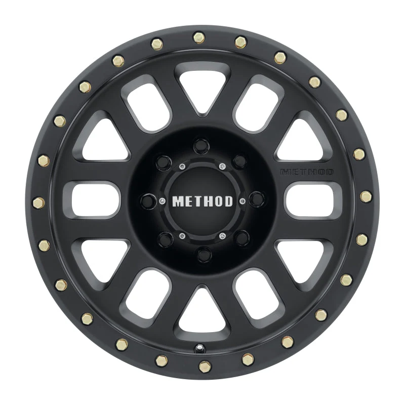 Method MR309 Grid 18x9 0mm Offset 8x180 130.81mm CB Matte Black Wheel - product image