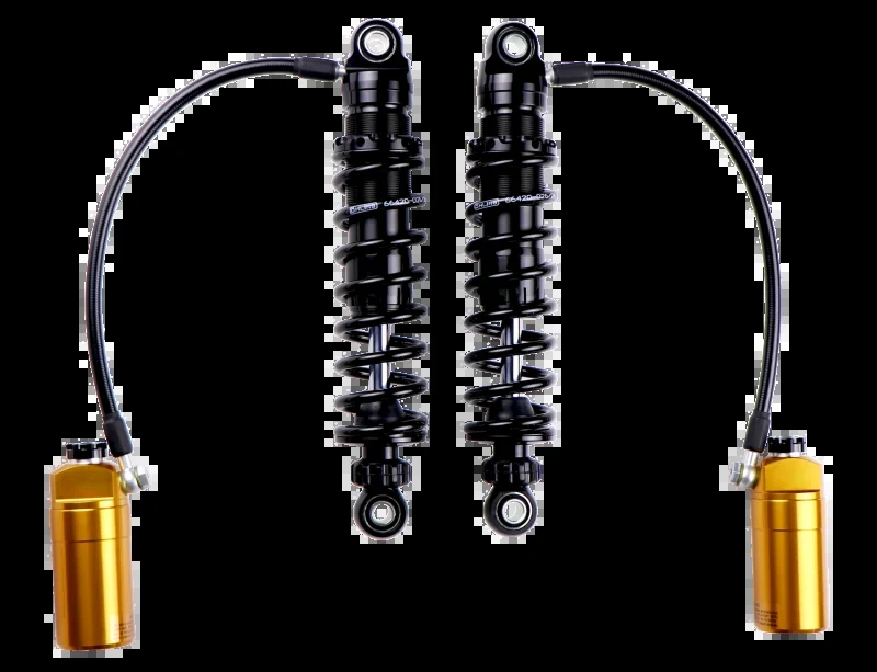 Ohlins 14-25 Harley FL Touring STX 36 Twin Blackline 12in Stiffer Spring Shocks - product image