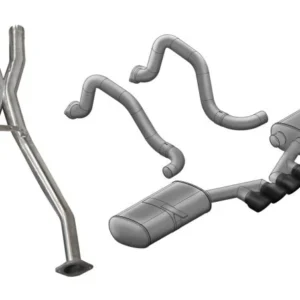 Corsa 97-04 Chevrolet Corvette (C5) 2.5in Sport Cat-Back Exhaust - 3.5in Black Tigershark Tips - product image