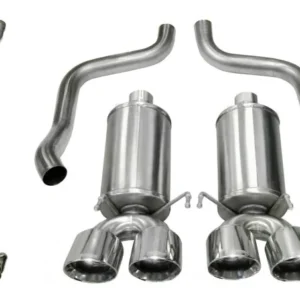 Corsa 09-13 Chevrolet Corvette (C6) 2.5in Xtreme Cat-Back Exhaust - 3.5in Twin Tips - product image