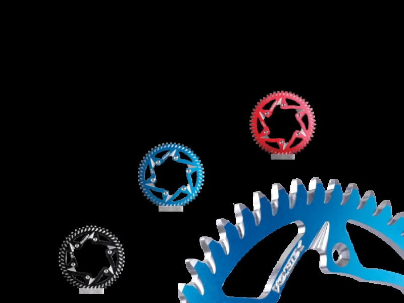 Vortex Racing Aluminum Rear Sprocket 420 52 Tooth- Red - product image