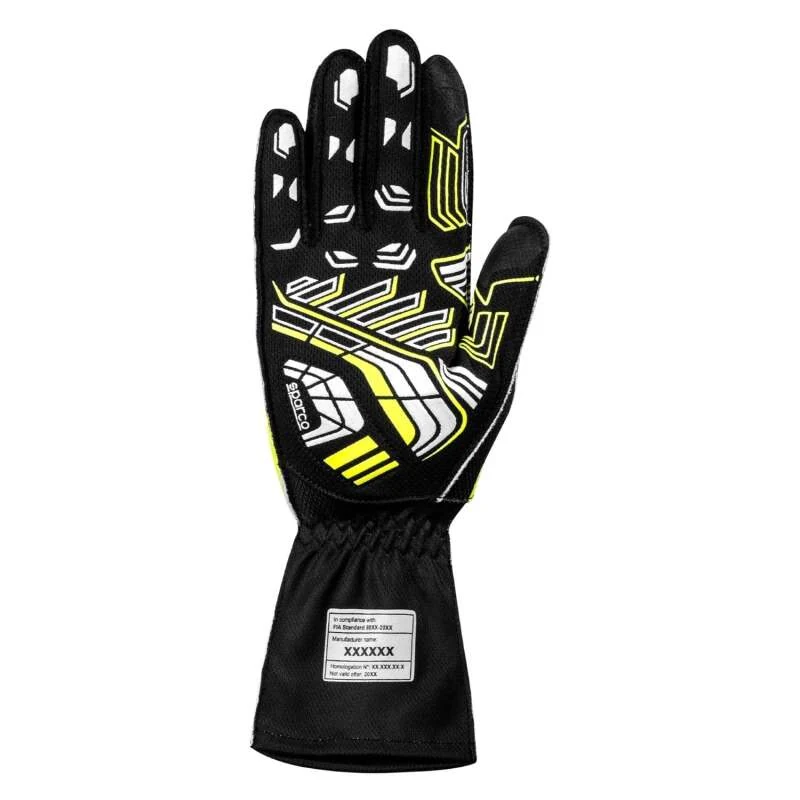 Sparco K-Arrow+ Black and Yellow Karting Gloves Size 9 - product image