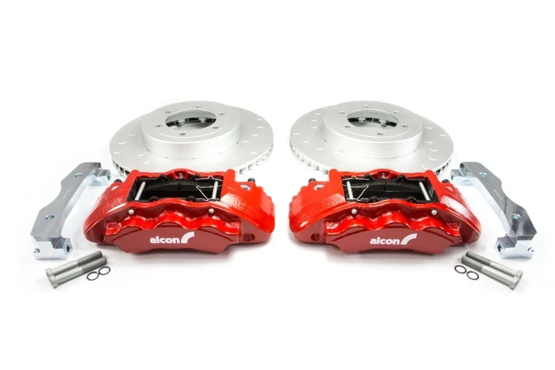 Alcon 2016+ Toyota Tacoma w/ 17in+ Wheels 352x30mm Rotors 6-Piston Calipers Front Brake Kit - Red - product image