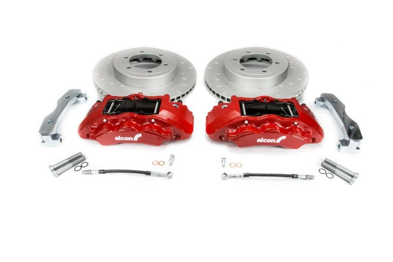 Alcon 2016+ Toyota Tacoma w/ 17in+ Wheels 352x30mm Rotors 6-Piston Calipers Front Brake Kit - Red - product image