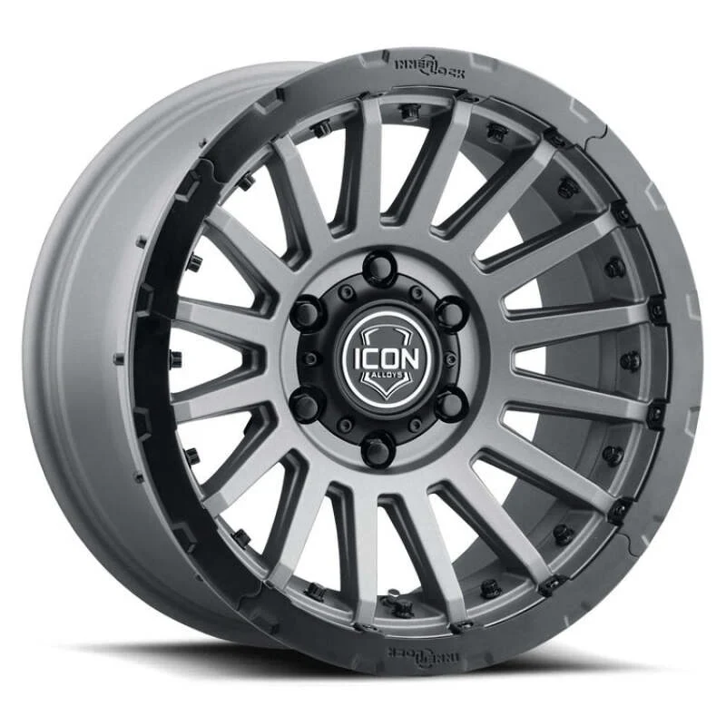 ICON Alloys Recon Pro Satin Charcoal - 18x9 / 6x5.5 / 25mm 6in BS - product image