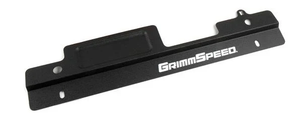 GrimmSpeed 02-07 Subaru Impreza/WRX / 04-07 STI Radiator Shroud w/Tool Tray - Black - product image