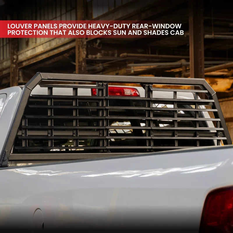 Gen-Y 17+ Ford F250/ F350 Defender 2 Outer Louver Panel for Headache Rack - Black - product image