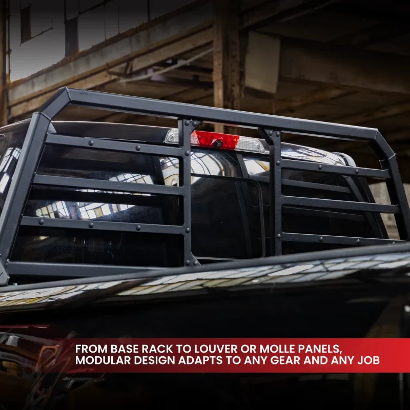 Gen-Y 17+ Ford F250/ F350 Defender 2 Outer Louver Panel for Headache Rack - Black - product image