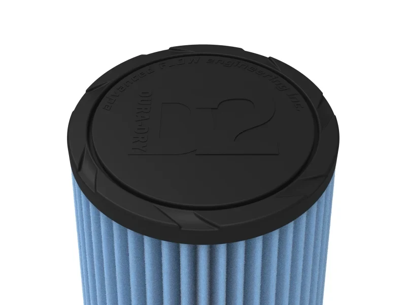 aFe POWER Universal Clamp-On Air Filter w/ D2 Dura-Dry Media - 3-1/2in F x 6in B x 4-3/4in T x 7in H - product image