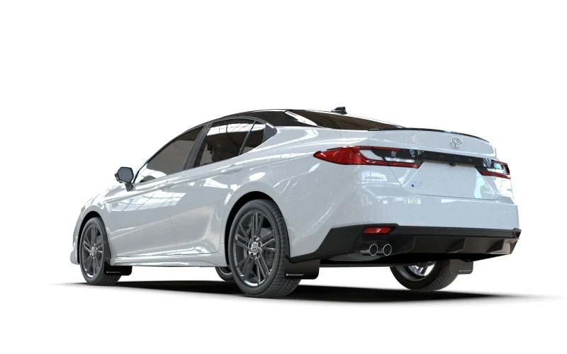 Rally Armor 25-26 Toyota Camry Black UR Mud Flap White Logo - product image