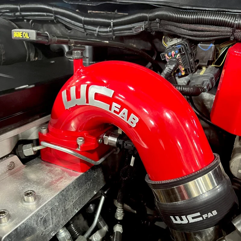 Wehrli 03-07 Dodge 5.9L Cummins High Flow Intake Bundle Kit - Gloss Black - Bronze Chrome - product image