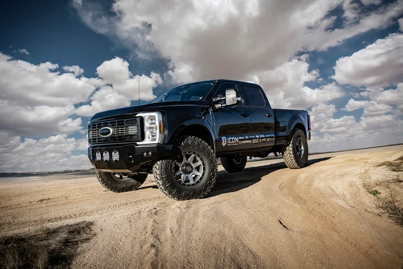 ICON 23-24 Ford F-250/F-350 SD 4WD Front 2.0 Aluminum Series Remote Reservoir Shock - 4.5in Lift - product image