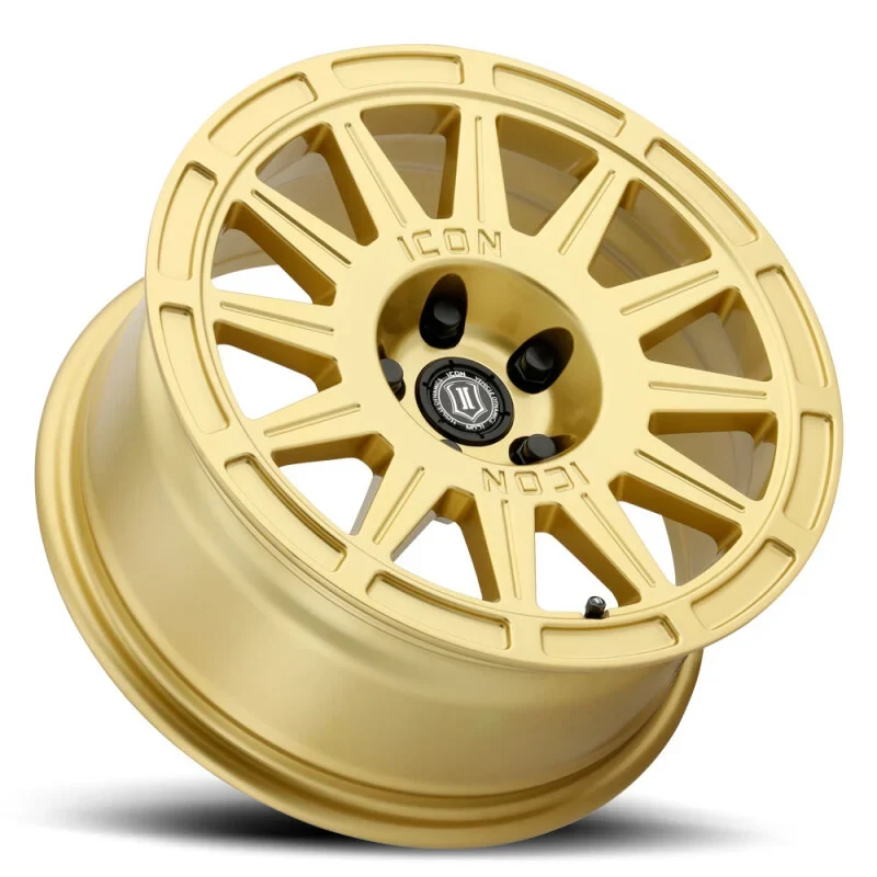 ICON Ricochet 17x8 / 5x100 / 38 mm / 6in BS Gloss Gold Wheel - product image