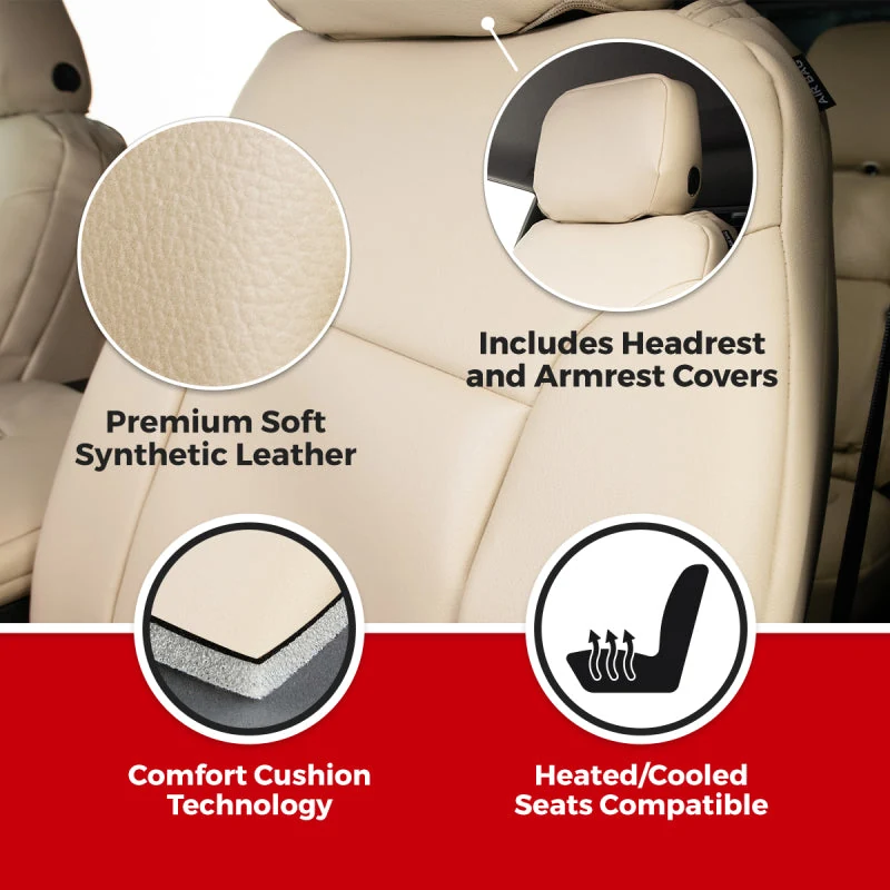 Covercraft 23-26 Toyota Corolla Leatherette PrecisionFit Custom Second Row Seat Covers - product image