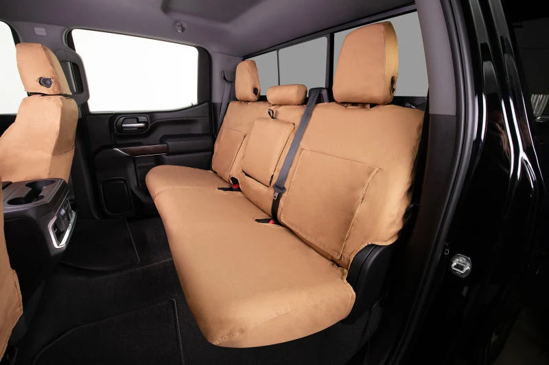 Covercraft 18-22 Dodge Ram ProMaster Polycotton SeatSaver Custom Front Row Seat Covers-Tan - product image