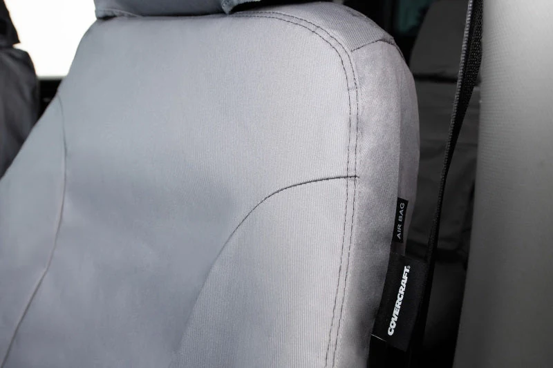 Covercraft 15-26 Ford Transit Polycotton SeatSaver Custom Third Row Seat Covers-Grey - product image