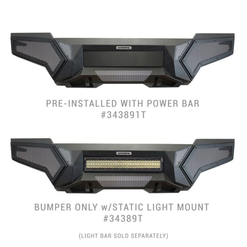 Go Rhino 22-26 Toyota Tundra (4dr) Element Front Bumper w/ Power Bar - Tex. Blk - product image