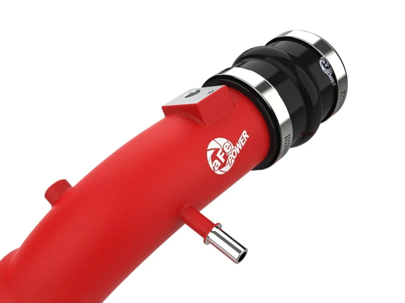 aFe BladeRunner Aluminum Hot and Cold Charge Pipe Kit Red Ford F-150 24-26 V6-2.7L (tt) - product image
