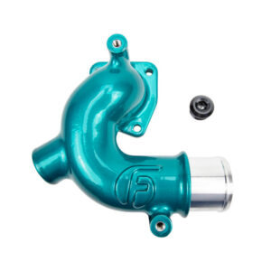 Wehrli 19-24 Cummins 6.7L WCFab X Fleece Thermostat Housing - Candy Teal - product image