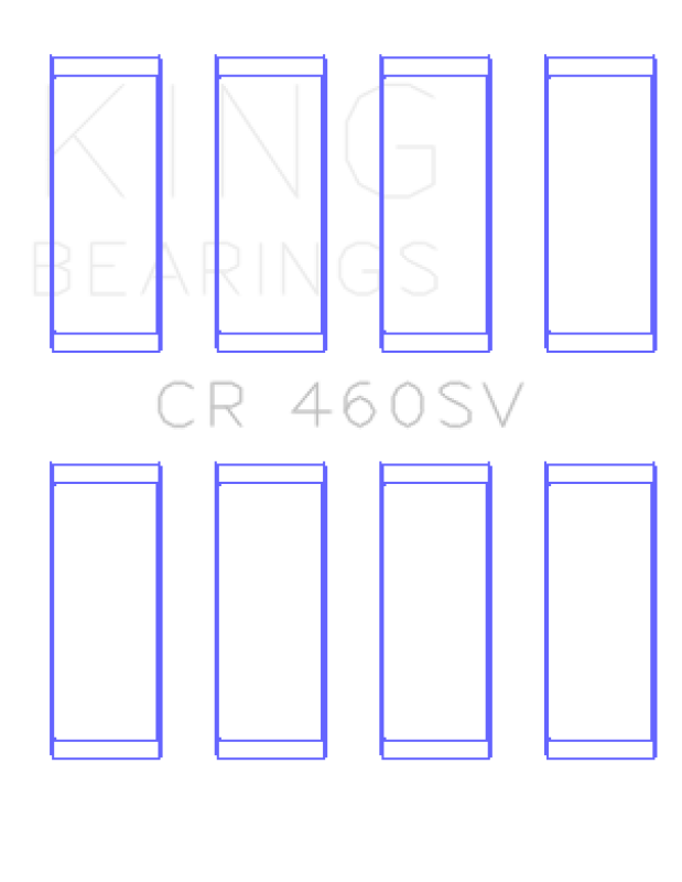 King Engine Bearings Audi/VW 1.9L/2.0L TDI Diesel Connecting Rod Bearings Set Size +0.50mm - product image