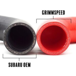 GrimmSpeed 08-14 Subaru WRX / 08-17 Subaru STi / 09-13 Subaru Forester XT Radiator Hose Kit - Black - product image