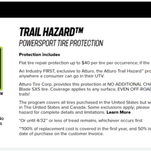 Atturo Trail Blade X/T SxS Tire - 28X10R14 70N - SXXT-U2LT4ATA++(NOT AVAILABLE UNTIL 2027)++