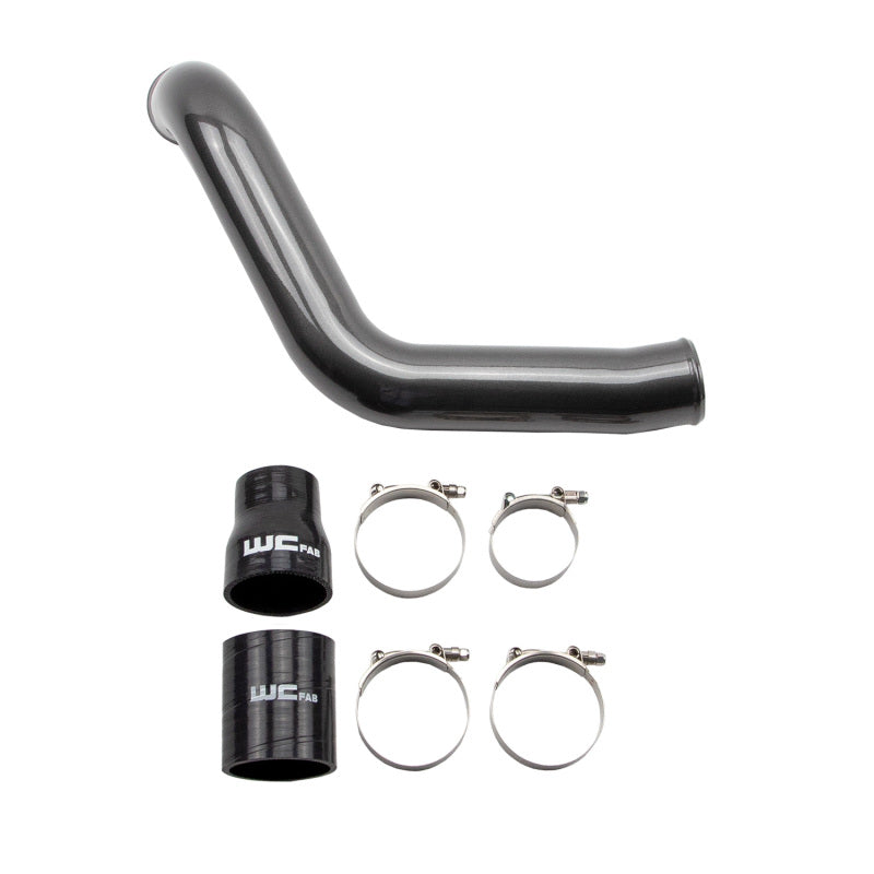 Wehrli 04.5-05 GM Duramax LLY Passenger Side 3in Intercooler Pipe - Semi-Gloss Black - product image
