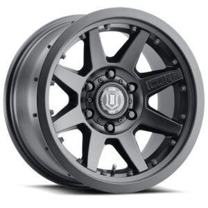 ICON Rebound Pro 17x8.5 / 5x5.5 / 0mm / 4.75in BS Satin Black Wheel