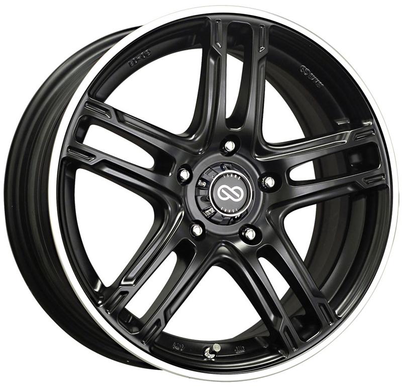 Enkei FD-05 17X7 5x112 50mm Offset 72.62mm Bore Black Machined Wheel (MOQ 40) - product image