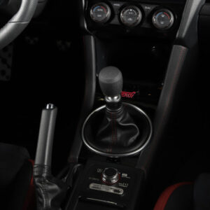 GrimmSpeed Stubby Shift Knob Stainless Steel Black - M12x1.25 - product image
