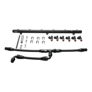 DeatschWerks Fuel Rail for BMW M2/M3/M4/X3M S58 Factory Manifold w/ Plumbing and 1000cc Injectors