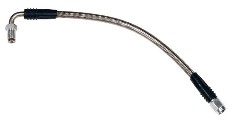 Wilwood flexline brake 10.5IN. OAL -3 hose 90 deg IF MALEX3/8 swivel - product image