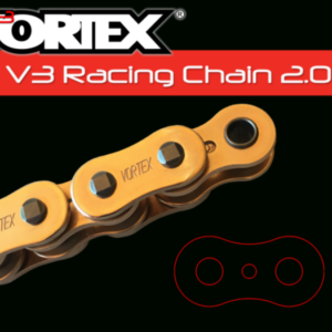 Vortex Racing V3 2.0 Chain 520RX3-102- Gold
