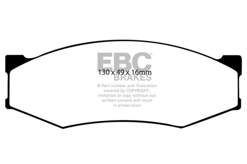 EBC 90-93 Infiniti M30 3.0 Greenstuff Front Brake Pads - product image