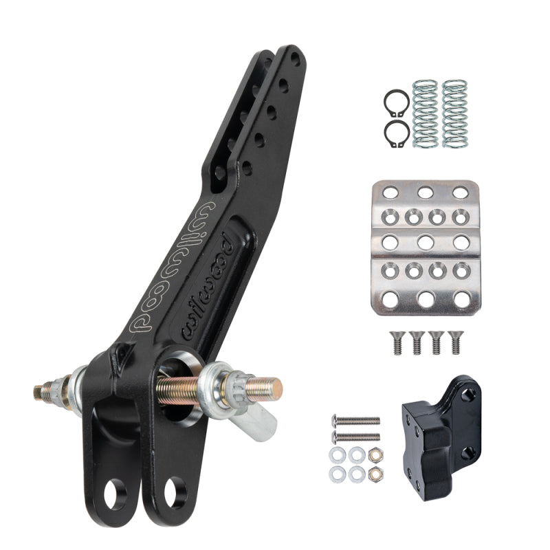 Wilwood kit pedal replacement dual brake floor MT adjustable ratio 5.25-6:1 trunnion - product image