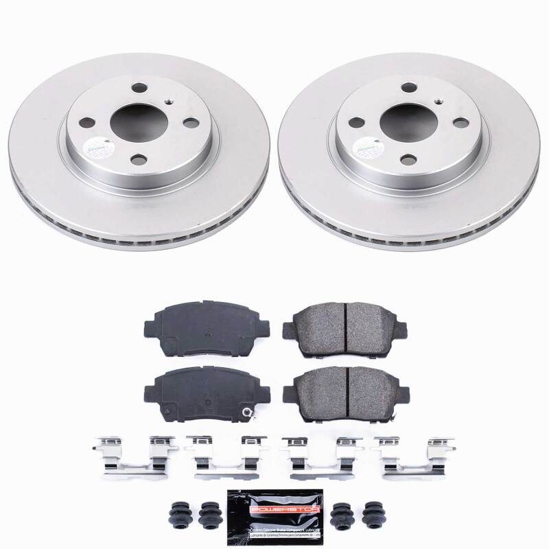 Power Stop 04-06 Scion xA Front Z23 Coated Brake Kit - product image