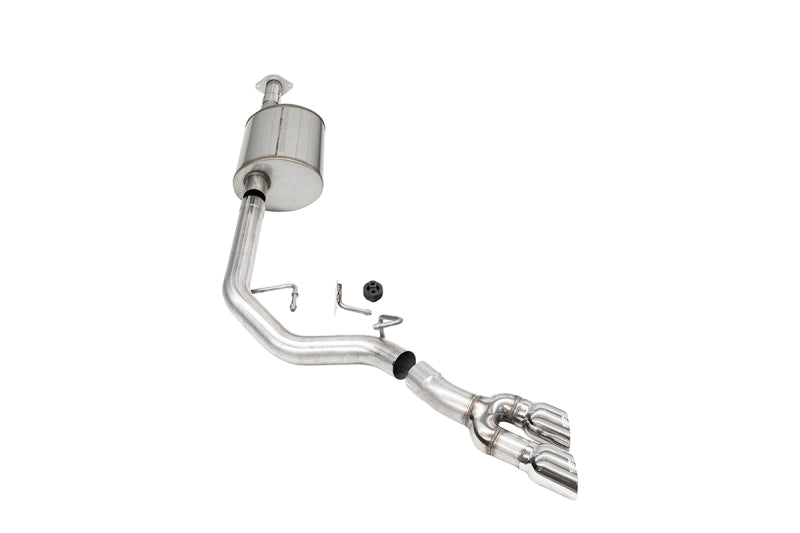 Corsa 15-20 Ford F-150 3.5L (145in WB) 3.0in Lightning Exit Catback w/ 3.5in Twin Polished Pro Tips - product image