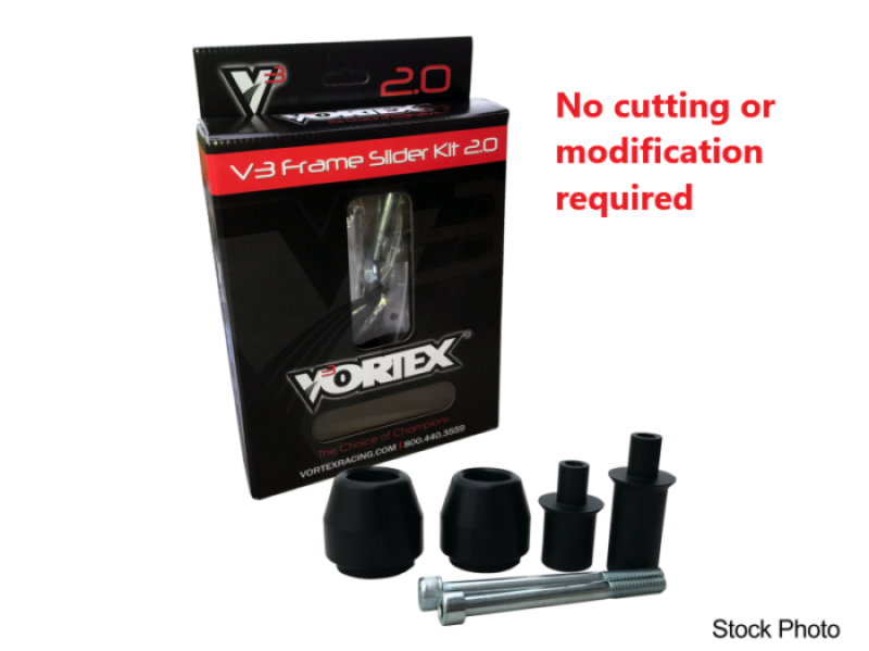 Vortex Racing 11-16 Kawasaki Z 1000 SX V3 2.0 Frame Slider Kit- No Cut - product image