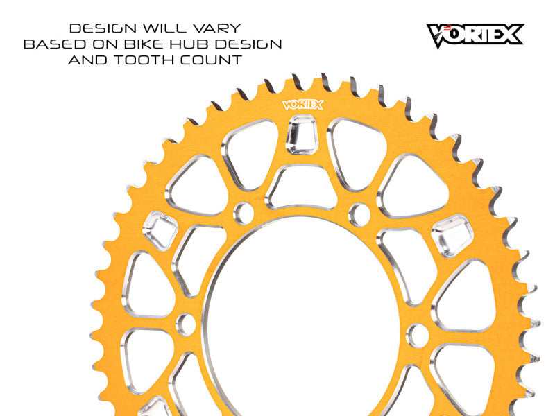 Vortex Racing V4 45 Tooth 530 Rear Sprocket - Orange - product image