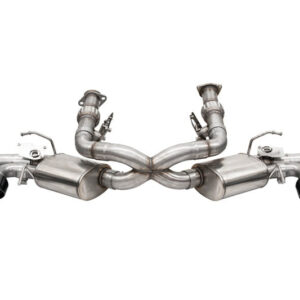 Corsa 20-26 Corvette C8 w/ Factory NPP Cat-Back 4.5in Pro-Series Tips - Black PVD