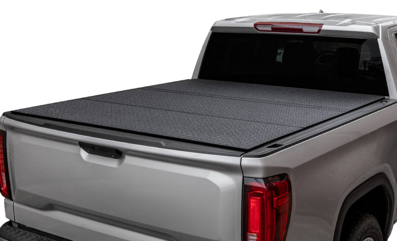 Access 99-13 GM 1500 / 01-14 GM 2500/3500 6ft 6in Bed LOMAX Tri-Fold Cover - Diamond Plate - product image