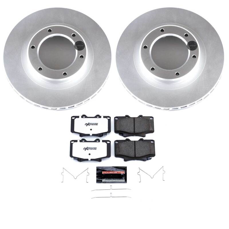 Power Stop 96-97 Lexus LX450 Front Z36 Coated Truck & Tow Brake Kit - product image