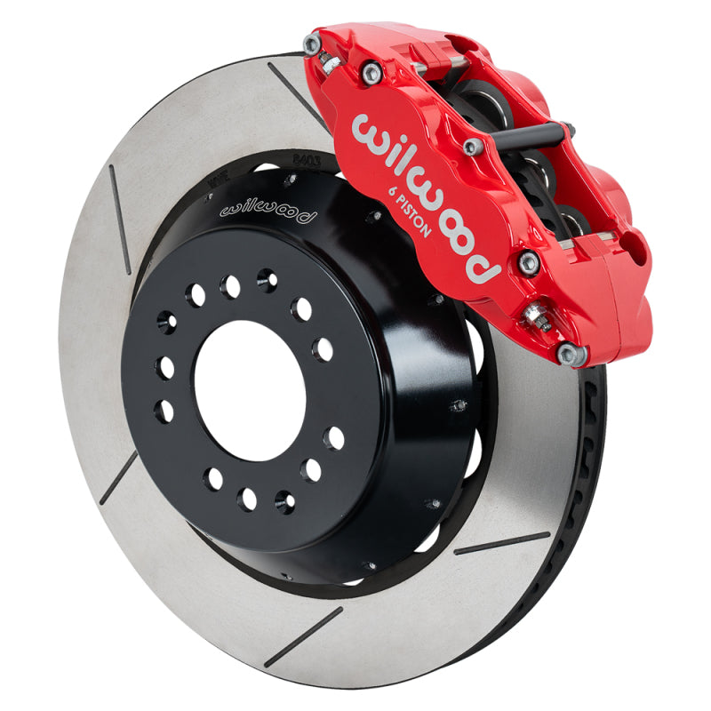 Wilwood kit front fnslr wwe 2IN. drop alum pro spindle 14.00 rotor GT red - product image