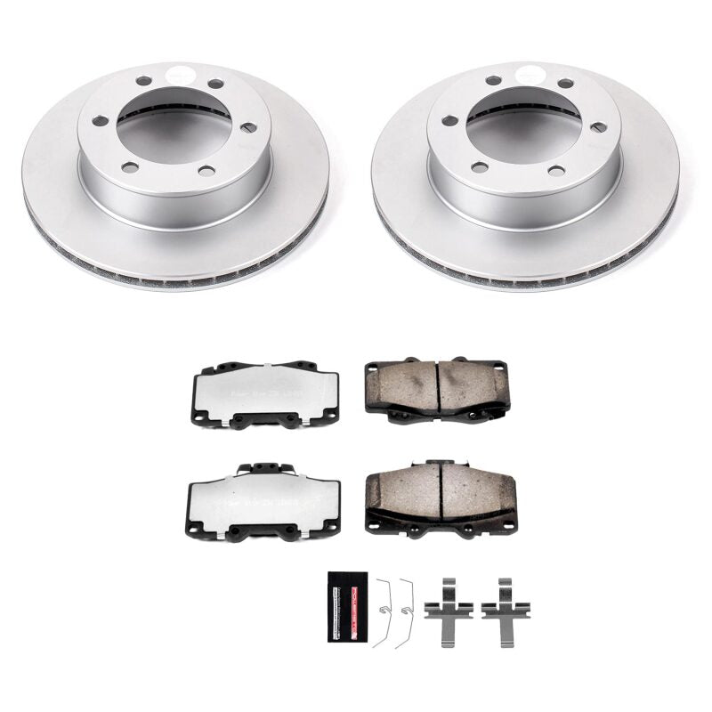 Power Stop 95-02 Toyota 4Runner Front Z36 Coated Truck & Tow Brake Kit - product image
