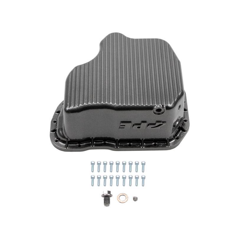 Wehrli 11-16 GM Duramax WCFab X PPE High Capacity Aluminum Oil Pan - Bengal Red - product image