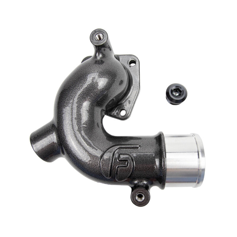 Wehrli 98-18 Cummins 5.9L/6.7L WCFab X Fleece Thermostat Housing - Gun Metal - product image