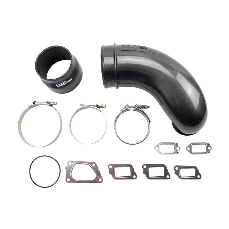 Wehrli 11-16 GM Duramax LML 5in Intake Horn - Sparkle Bomber Orange - product image